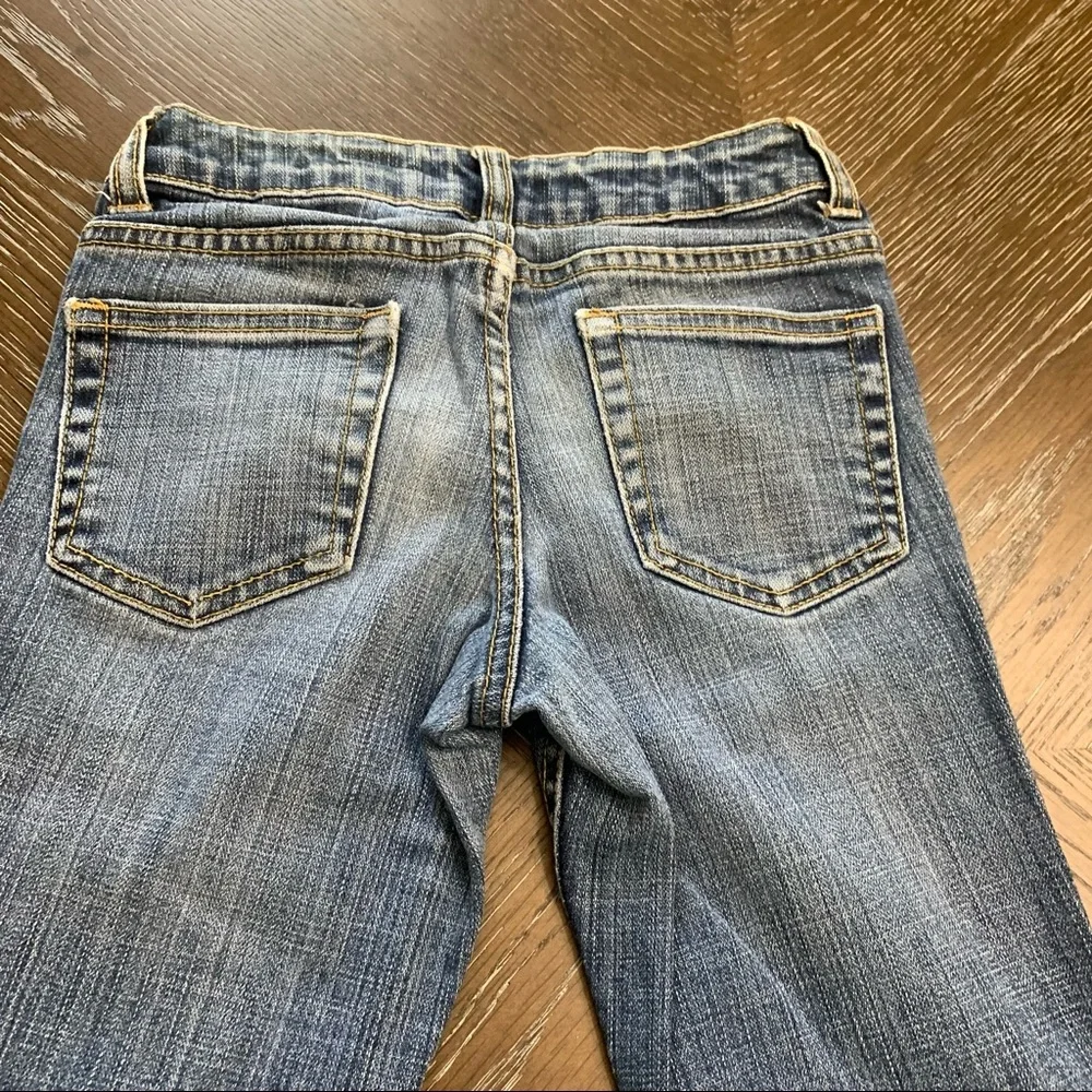 Old Navy denim faded hipster slim bootcut Jeans Size 10 slim